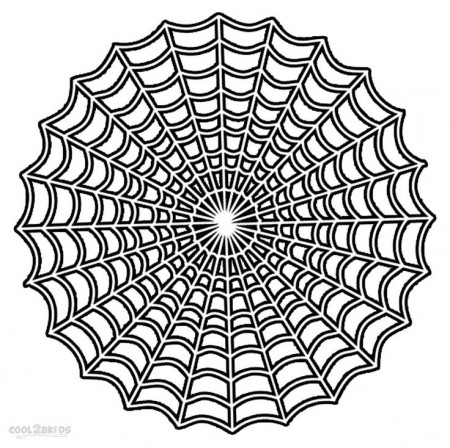 Printable Spider Web Coloring Pages For ...