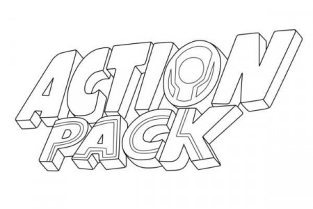 Action Pack Logo coloring page ...