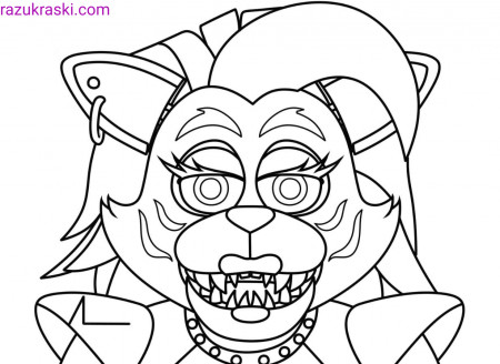 Roxy and Roxanne FNAF Coloring Pages - Printable