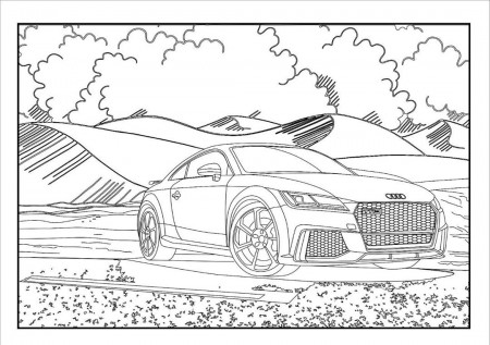 Audi coloring-in book ...