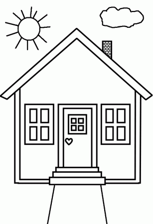 House Coloring Pages Printable | Free Coloring Pages