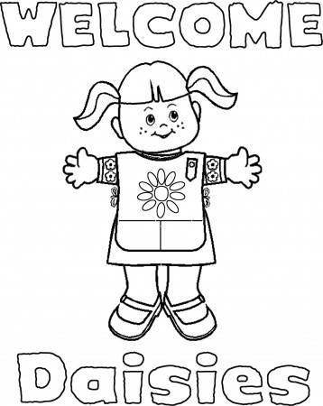 Daisy Coloring Pages | Daisy girl ...