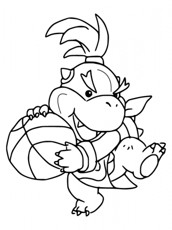 Bowser Jr. Coloring Pages - Free Printable Coloring Pages for Kids