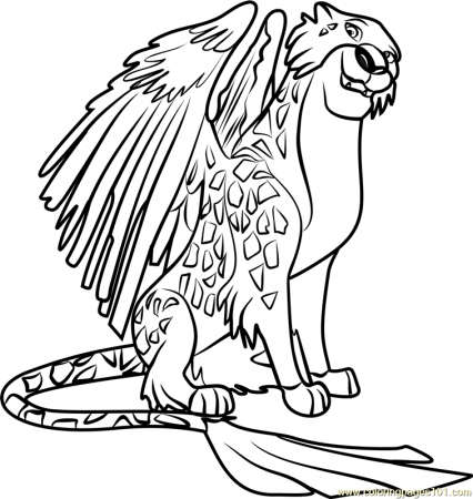 Migs Coloring Page for Kids - Free Elena of Avalor Printable Coloring Pages  Online for Kids - ColoringPages101.com | Coloring Pages for Kids