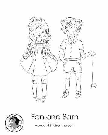 Free Coloring Pages – Dash Into Learning