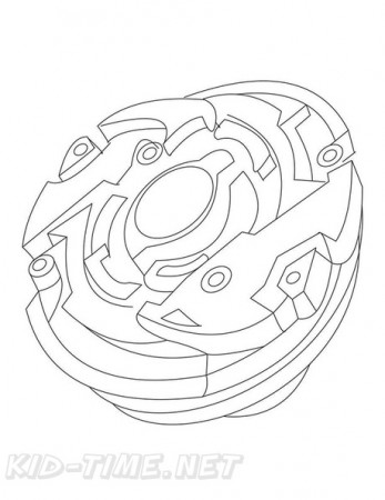 Beyblade Coloring Book Page
