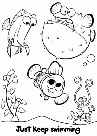 20+ Free Printable Finding Nemo Coloring Pages - EverFreeColoring.com