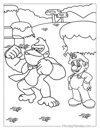 50 Mario Coloring Pages (Free PDF Printables)