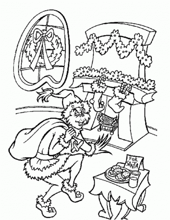 Related Grinch Coloring Pages item-13718, Grinch Coloring Pages ...