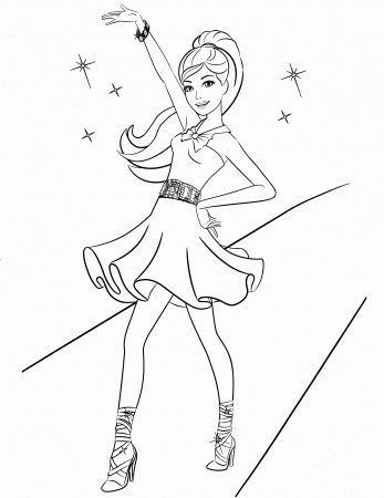 40 Barbie Coloring Pages For Kids