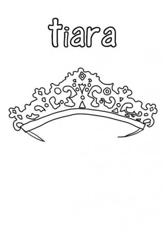 Beautiful Tiara Coloring Pages - Coloring Pages For All Ages