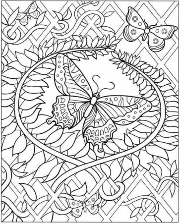 Hard Coloring Pages | Free Printable 17 Hard Coloring Pages