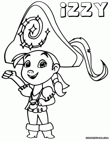 Izzy the Pirate coloring pages | Coloring pages to download and print