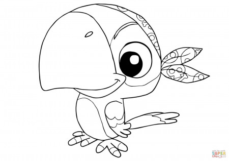 Skully from Jake and the Neverland Pirates coloring page | Free Printable Coloring  Pages