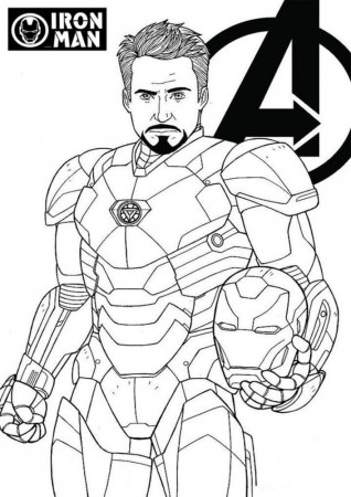 Free & Easy To Print Iron man Coloring Pages | Avengers coloring, Iron man  drawing easy, Avengers coloring pages