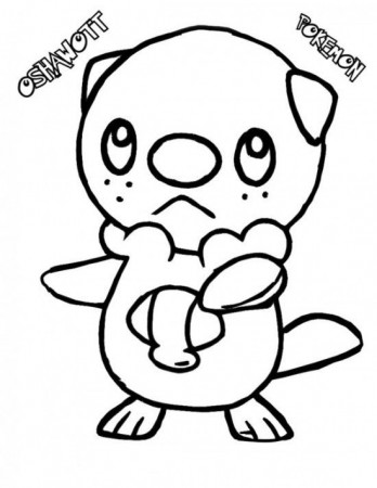 Oshawott Coloring Pages - Free Printable Coloring Pages for Kids
