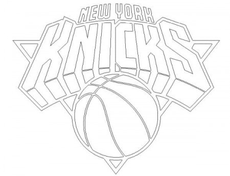 New York Knicks logo coloring page ...