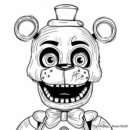 Freddy Fazbear Coloring Pages - Free ...