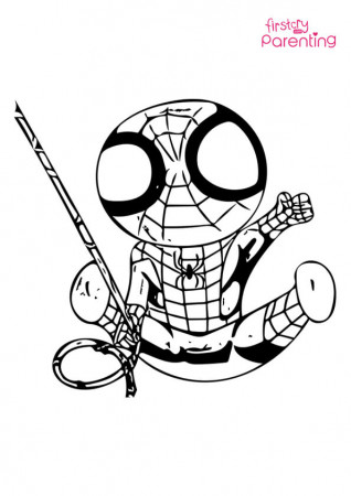 Easy Printable Spiderman Coloring Pages ...