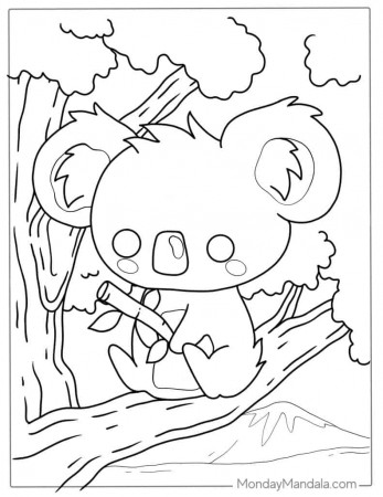 20 Koala Coloring Pages (Free PDF ...