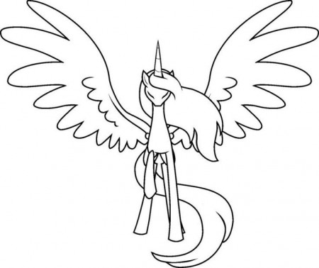 my little pony coloring pages alicorn | My little pony drawing, My ...