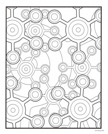 geometric flower coloring pages the golden ratio the intricate ...