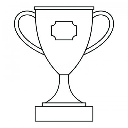 Trophy Line Drawing | Free download on ClipArtMag