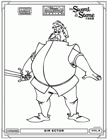 The Sword in the Stone coloring pages ...