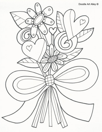 Anniversary Coloring Pages - DOODLE ART ALLEY