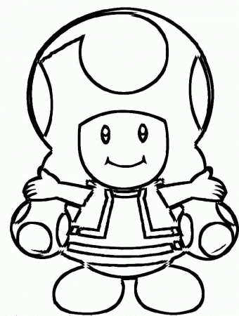 mario toadette coloring pages - Clip Art Library