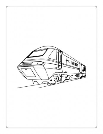 12 Printable Train Coloring Pages for Children - Etsy Sweden