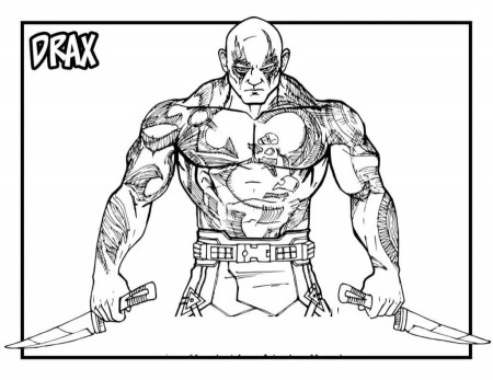 Guardians of the Galaxy Coloring Pages
