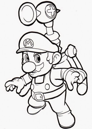 Best Mario Coloring Pages For Children | www.kidscoloringpages.online