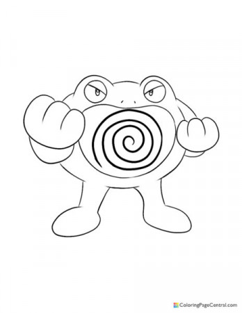 Pokemon - Machoke Coloring Page | Coloring Page Central