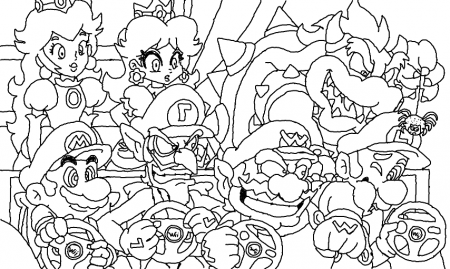 All Character from Mario Coloring Pages - Get Coloring Pages