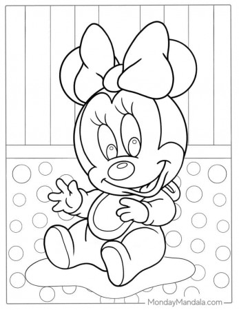 30 Minnie Mouse Coloring Pages (Free PDF Printables)
