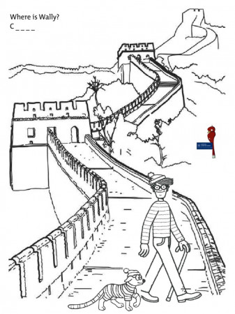 Where's Wally Colouring China | PDF