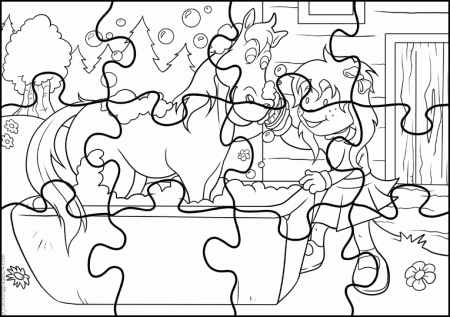 Jigsaw Puzzle 3 | Coloring Pages 24