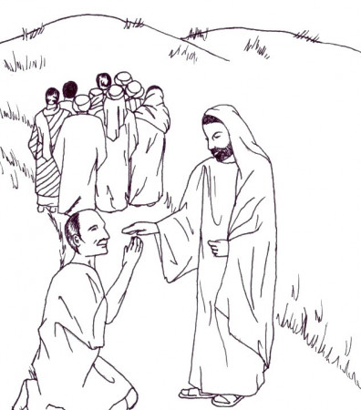 Coloring Pages -Miracles of Jesus