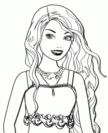 Barbie the doll - printable coloring sheet, page, books