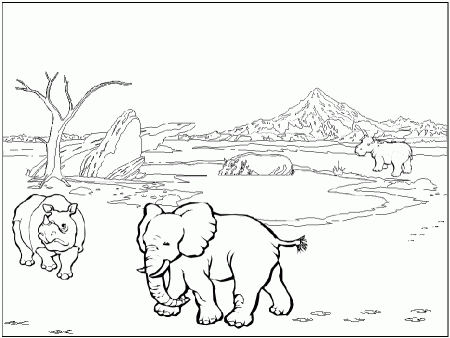 Africa Coloring Pages - Best Coloring Pages For Kids