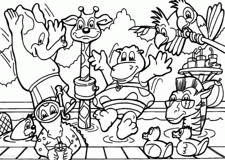 Coloring Pages Animals Free - Coloring