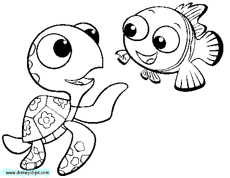 Finding Nemo Coloring Pages Disney Kids - Colorine.net | #23016