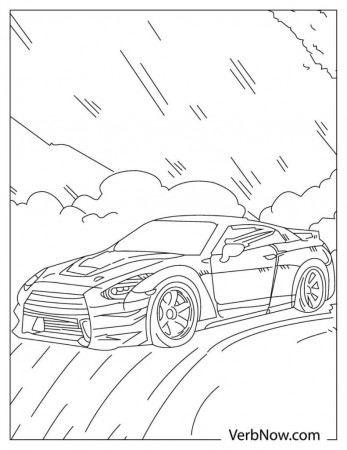 Free RACE CARS Coloring Pages & Book for Download (Printable PDF) - VerbNow