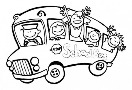 Transportation Coloring Page: School Bus Worksheets | 99Worksheets