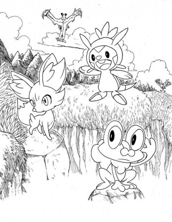 great Pokemon coloring pages x and y - unbelievable Coloring Page ...