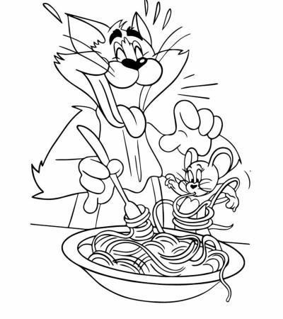 Top 10 Free Printable Tom And Jerry Coloring Pages Online