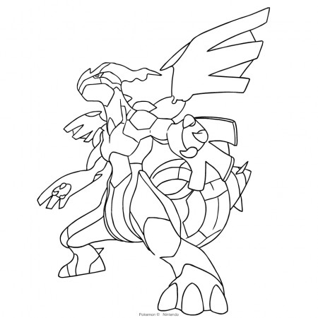 Zekrom from the fifth generation of the Pokémon coloring page