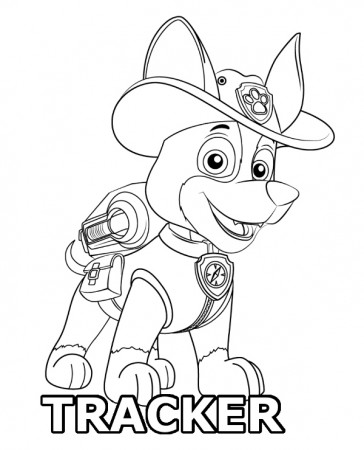 Tracker coloring page