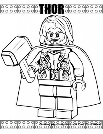 Superheroes Reviews - True North Bricks | Lego coloring pages, Lego coloring,  Avengers coloring